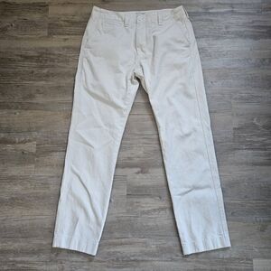Todd Snyder Men's Straight Fit White Casual Chino Pants 31x32